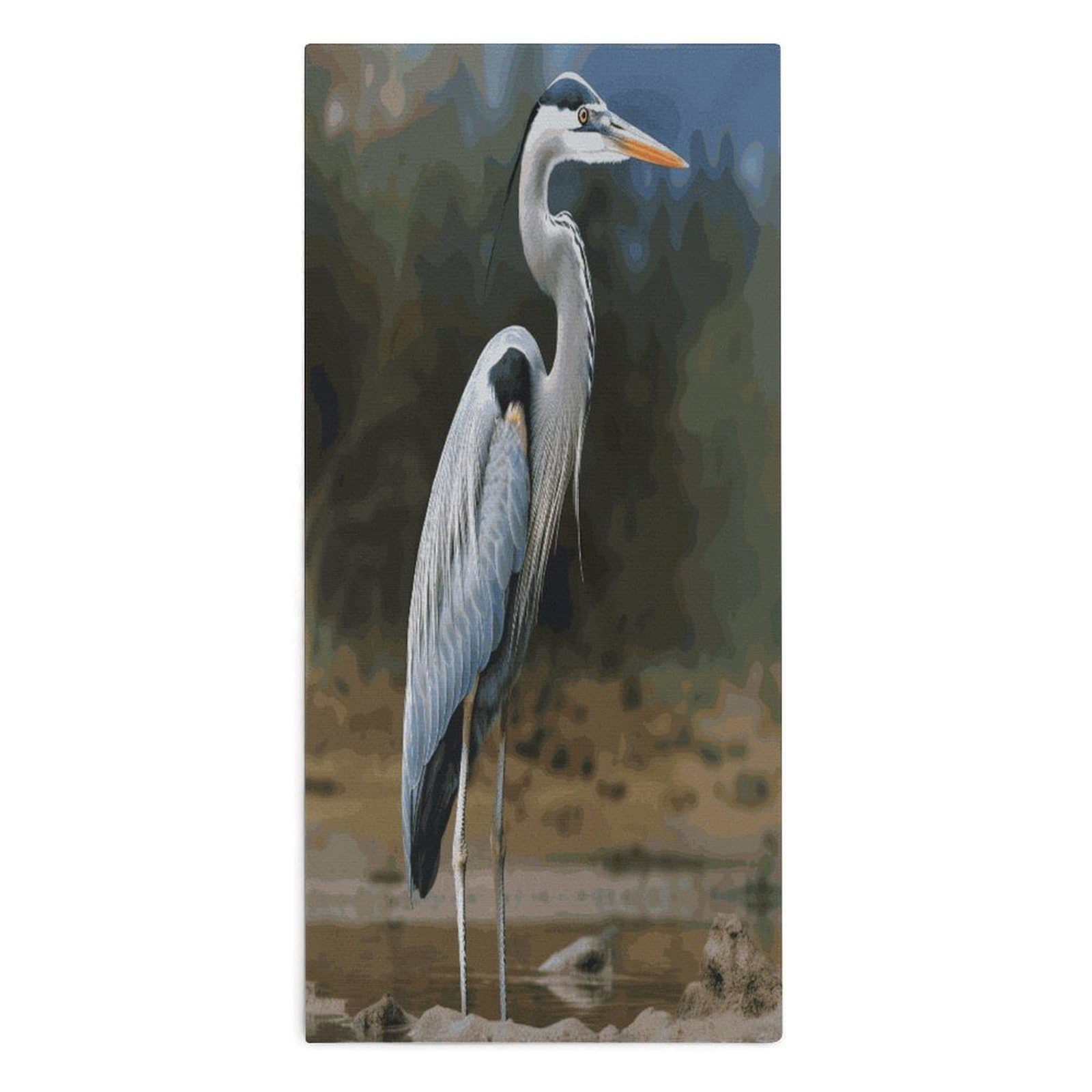 Btcowzrv Style Heron Bath Towel Beach Towels Shower Towel