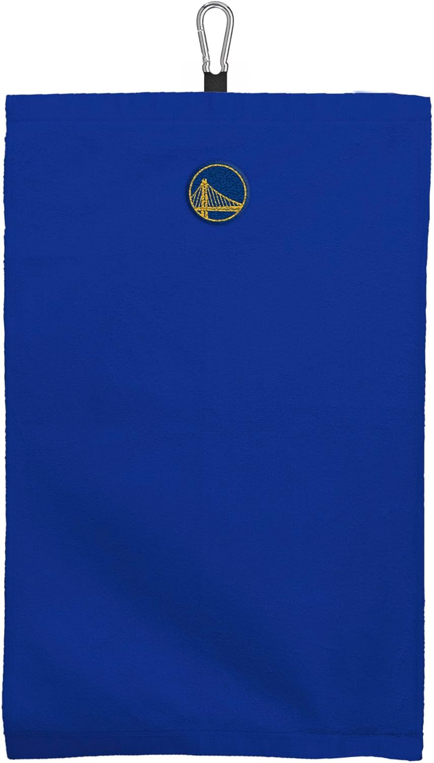 NORTHWEST Golden State Warriors NBA Team Logo Micro Fiber Tri-Fold Golf Towel 16 x 24 Inches