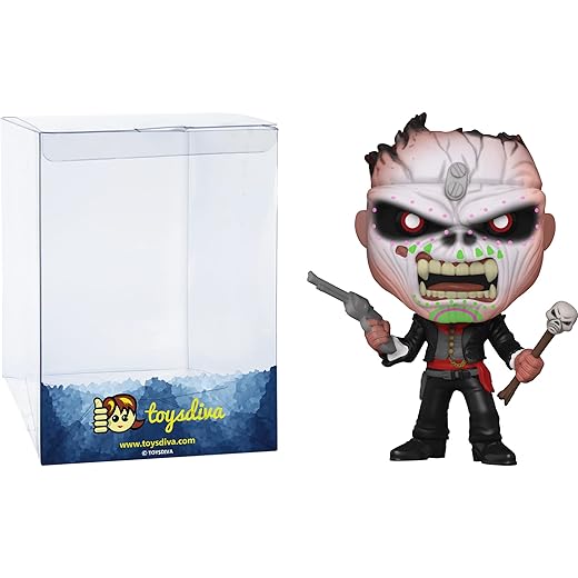 Night S Of The Dead Eddie: P O P ! Rocks Vinyl Figurine Bundle With 1 Compatible 'Toysdiva' Graphic Protector (251-57610 - B)