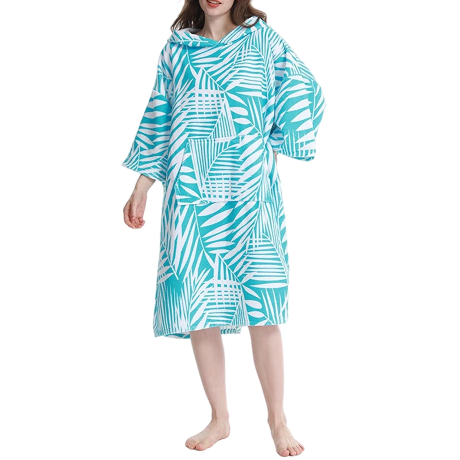 Poncho à capuche pour homme et femme, surf, natation, combinaison en néoprène, séchage rapide