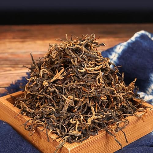 Yunnan Lincang Authentic Fengqing Ancient Tree Dian Black Tea Honey Fragrant Golden Bud Bulk Tea Black Tea Ancient Tree Tea3.52Oz古 树红茶 金芽100G #TOP2