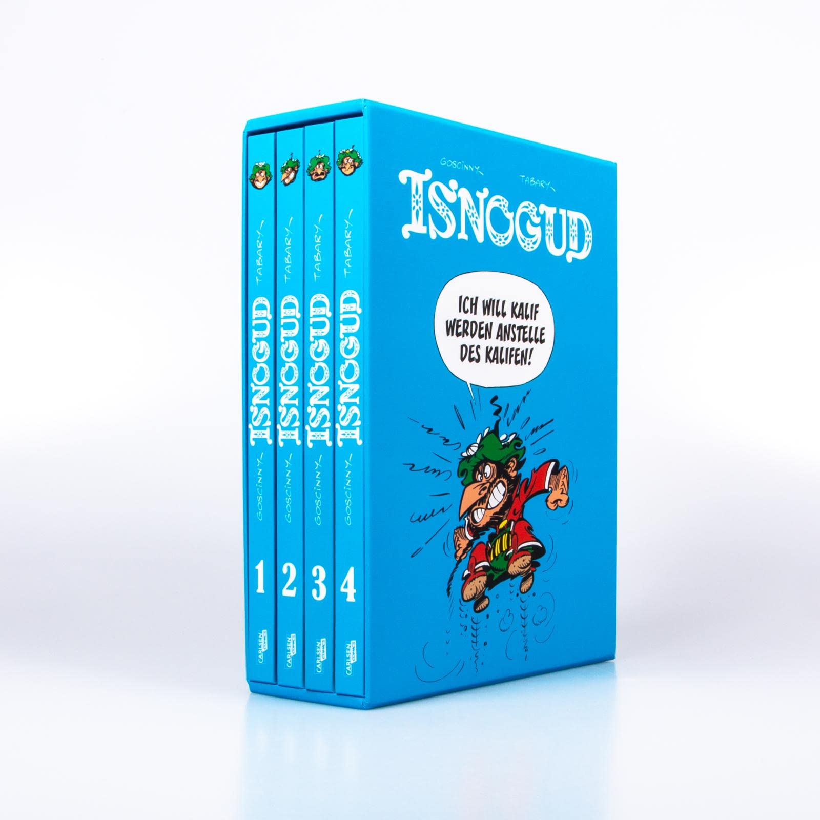 Isnogud Collection: Die Goscinny-Jahre - Hardcover-Schuber: Asterix-Autor René Goscinnys beste Comics in vier edlen Sammelbänden