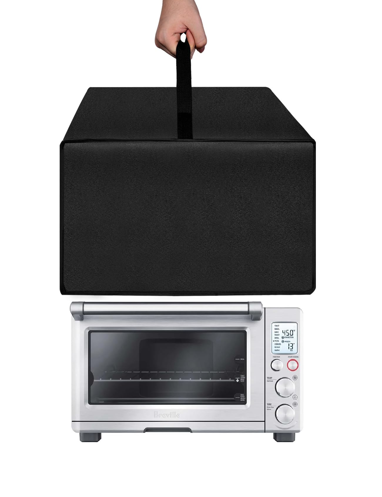 Funda de protección de horno de nailon impermeable resistente al calor para horno de microondas EM031MB11/Horno inteligente BOV800XL Tostadora de convección Horno de acero inoxidable 6