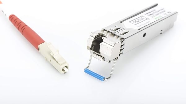 DIGITUS Gigabit SFP Module - 1.25 Gbps - HP & HP Aruba compatible - Mini GBIC - for Single-mode Fiber - LC Simplex - Bi-directional - TX1310/RX1550nm - 20km range - Plug & Play - 3
