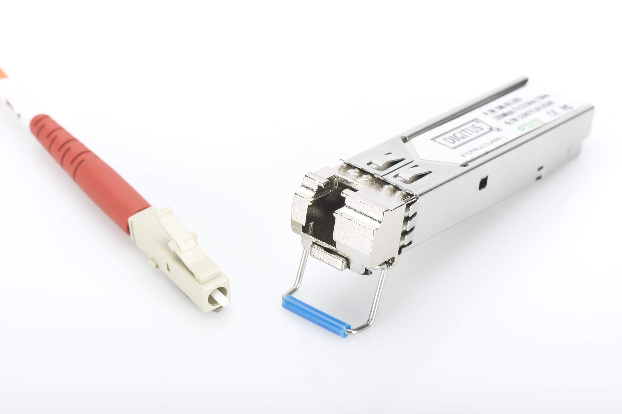 DIGITUS Módulo Gigabit SFP compatible con HP, Mini GBIC, modo único, LC Simplex (BiDi), Tx 1310 nm / Rx 1550 nm, 20 km, 1,25 Gbit/s.