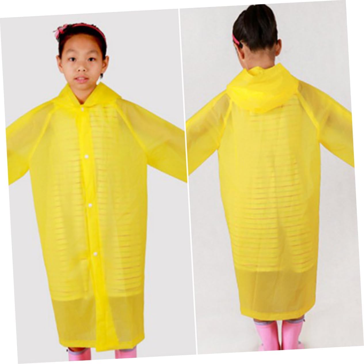 SUPVOX Kids Rain Coat Rain Poncho for Kids