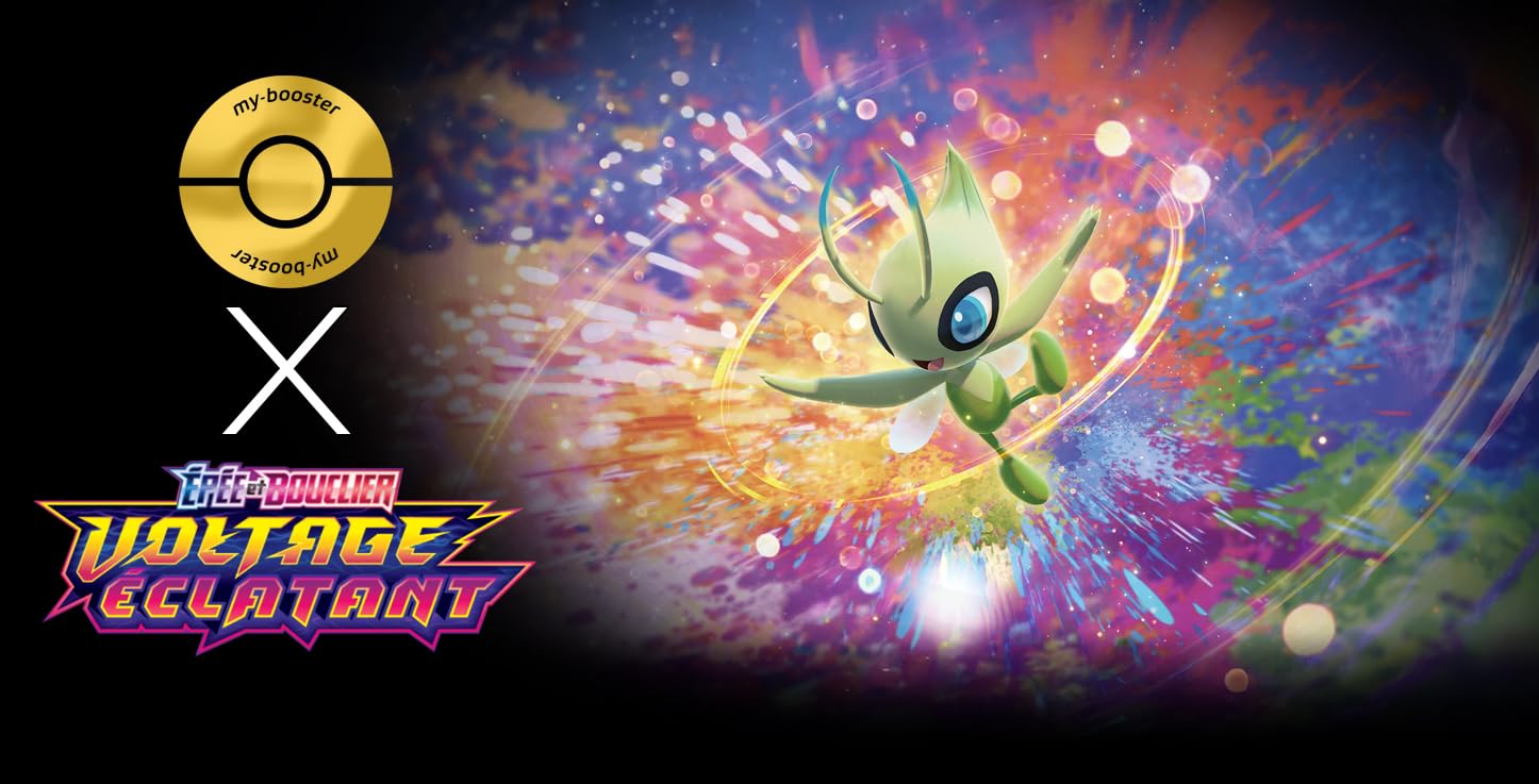 Pikachu V 170/185 Full Art - Ultraboost X Epée et Bouclier 4 Voltage Éclatant - Box z 10 francuskich kartami Pokémon