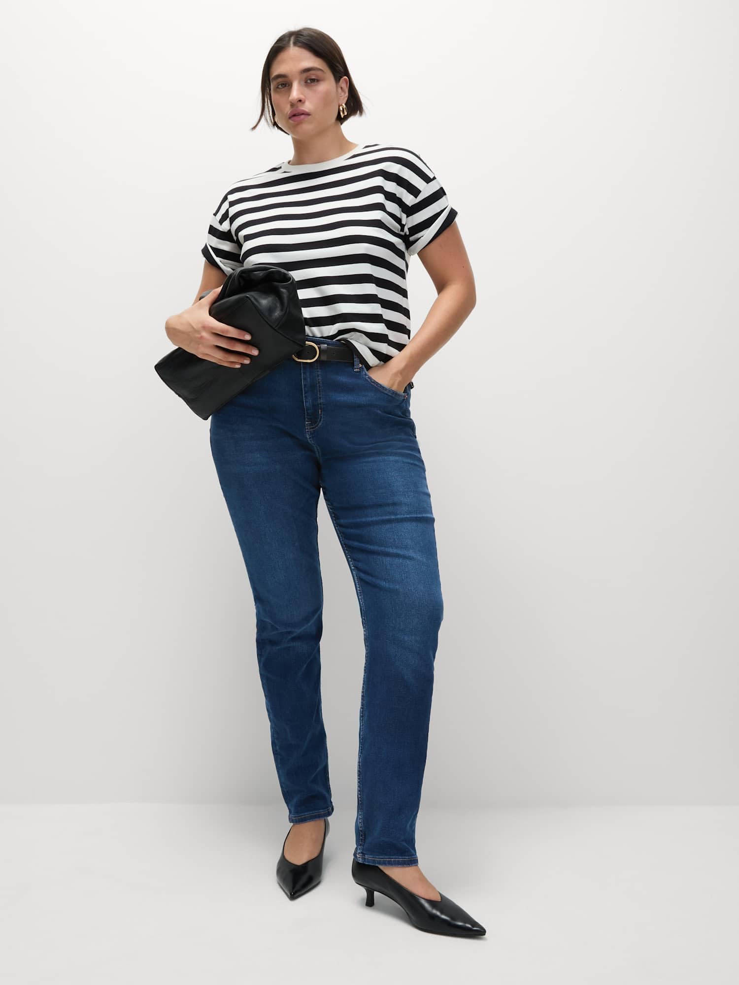 Marks & Spencer Jean Lily Coupe Slim Femme, avec Stretch