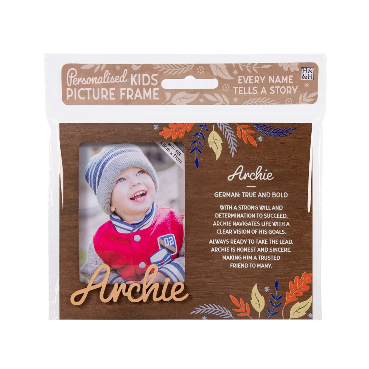 History & Heraldry Archie Personalised Picture Frames (Archie)