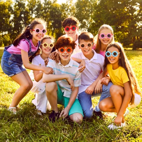 Image of Geyoga Flower Sunglasses for Kids Girls Toddler Party