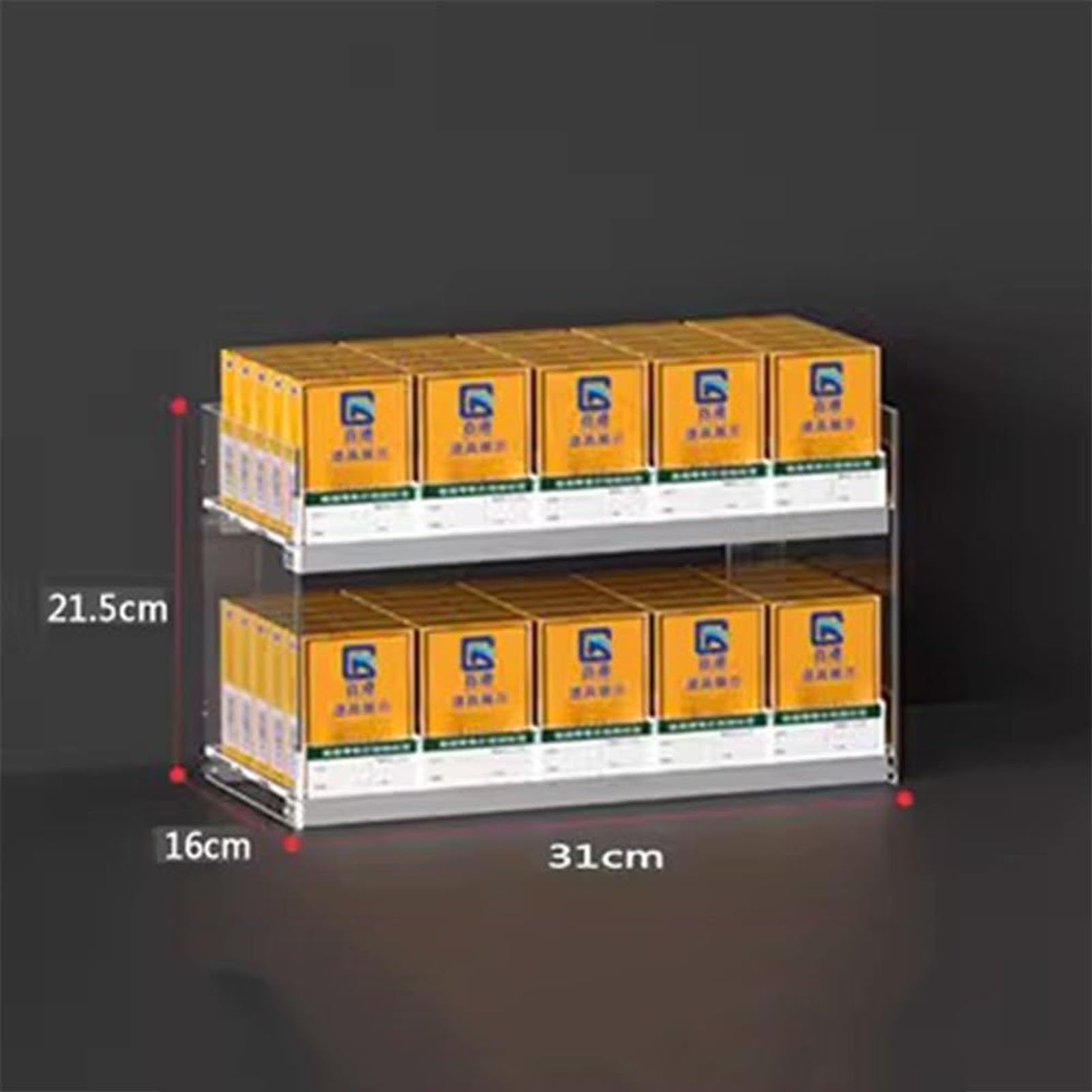 Prsentoir  Cigarettes- tuis Et Distributeurs De CigarettesMural/Comptoir  Transparent Poussoirs De Support De Prsentoir De Tabac for Commercial  Supermarchs Boire Collation (Color : Clear, Size : Amazon.fr: High-Tech