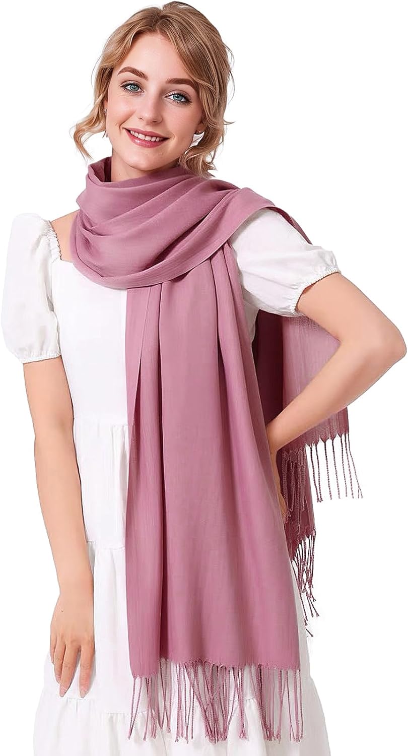 Pashmina Shawl Wraps for Women Large Winter Scarf Soft Shawls and Wraps for Evening Dresses Shawl for Wedding - Image 2