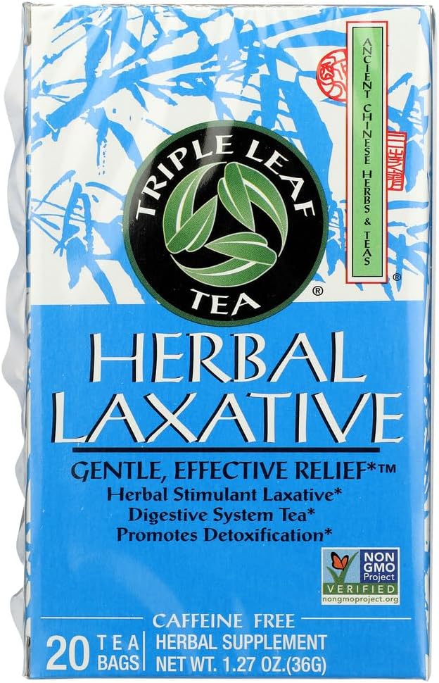 Triple Leaf Tea Herbal Laxative 20 Bag (6 Pack)
