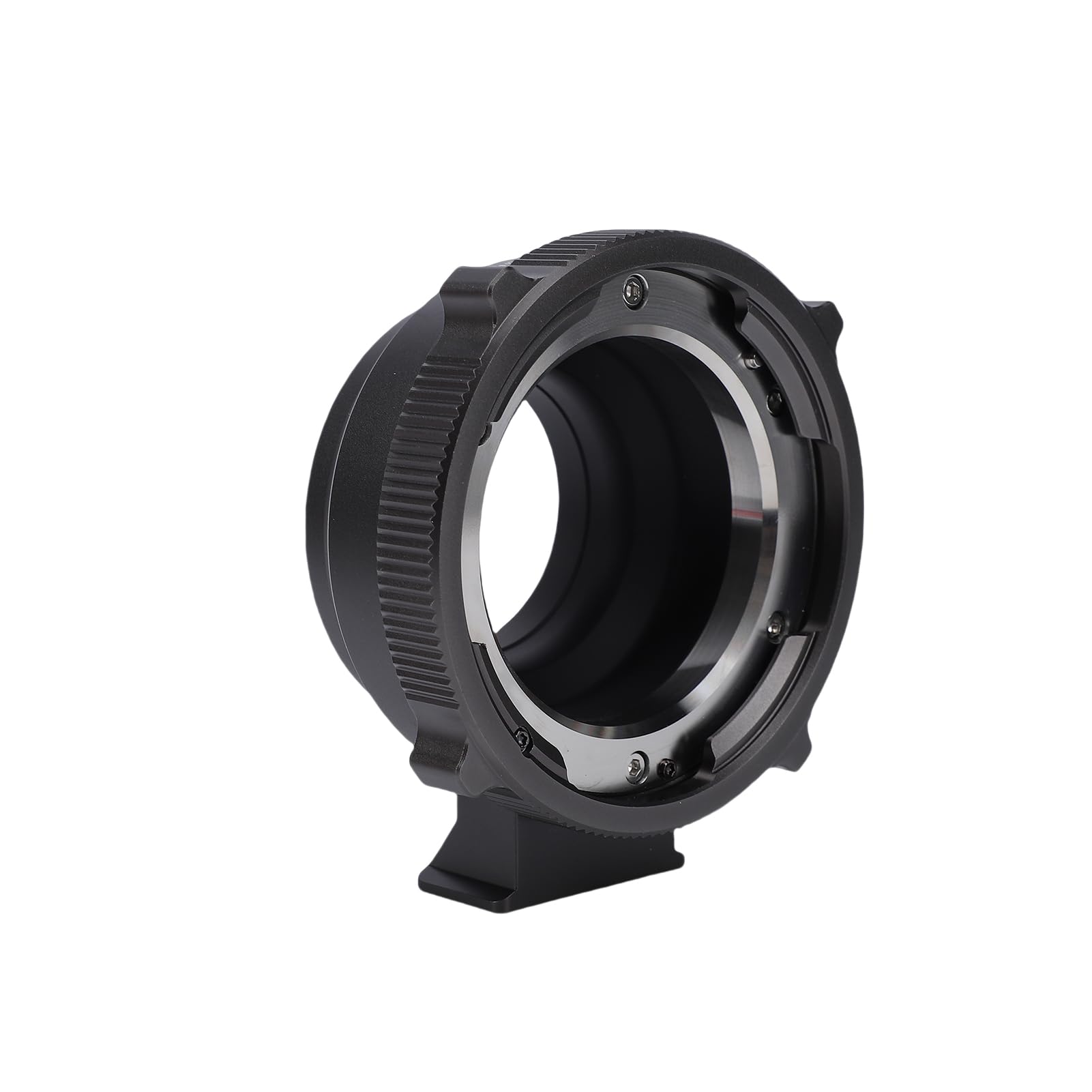 Irfora Adattatore da PL a E in Alluminio, Convertitore per Obiettivi Cinematografici a Vignettatura Zero con Supporto per Treppiede Rimovibile Fotocamere A6000