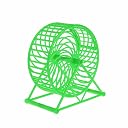 13cm Jumbo Running Cum Jogging Cum Exercise Wheel for Hamster/Dwarf/Gerbil/Mice/Mouse (Green) gallery image