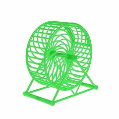 13cm Jumbo Running Cum Jogging Cum Exercise Wheel for Hamster/Dwarf/Gerbil/Mice/Mouse (Green)
