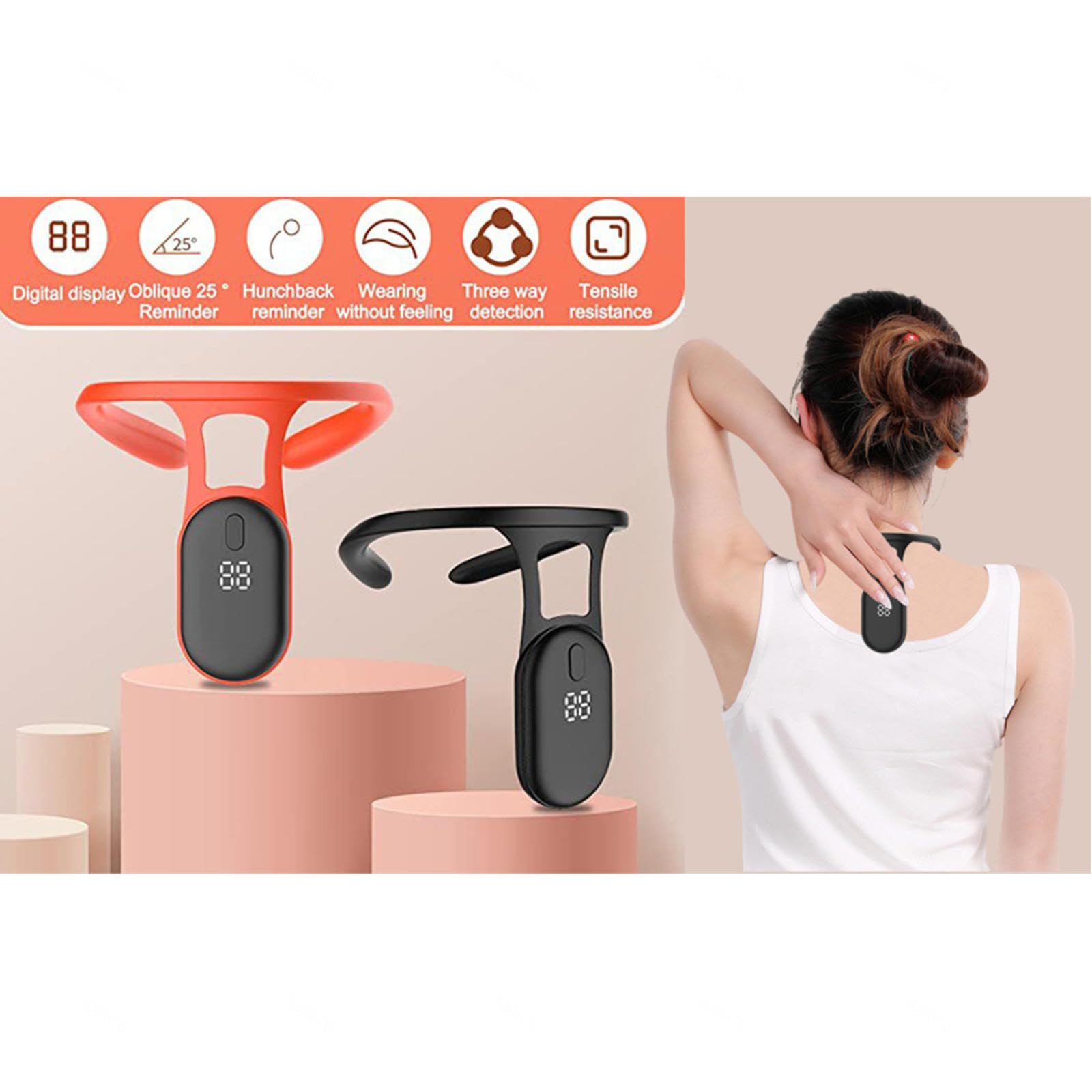 Amazon.co.jp: COZMAX スマート姿勢アラートデバイス、姿勢