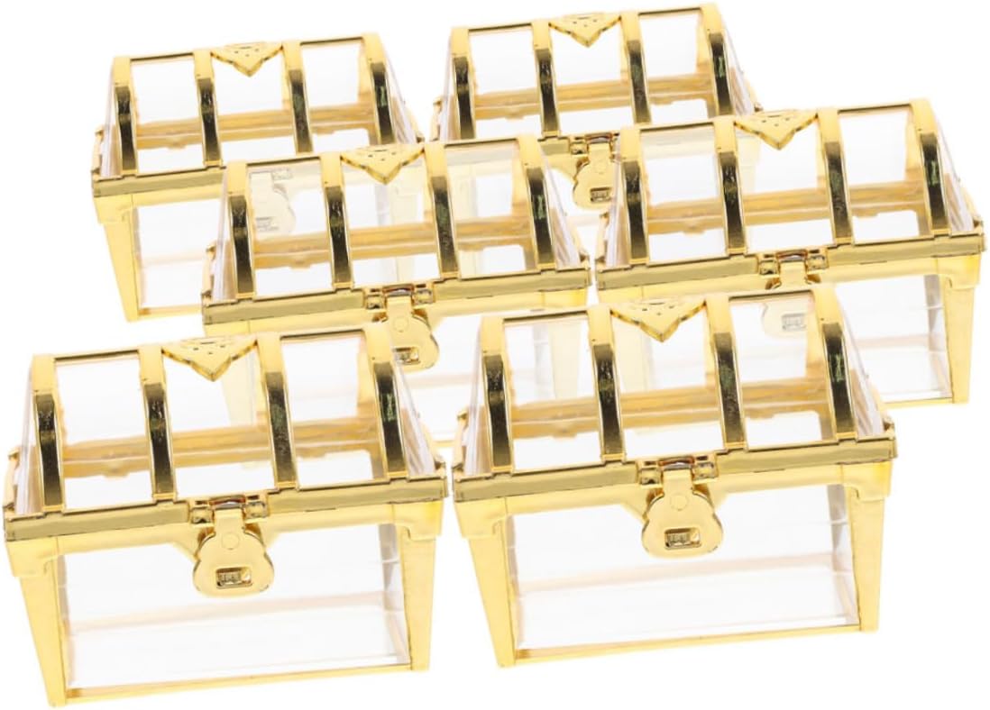 Zerodeko Box of 6 Sweets Box Party Gift Boxes Small Treasure Chest