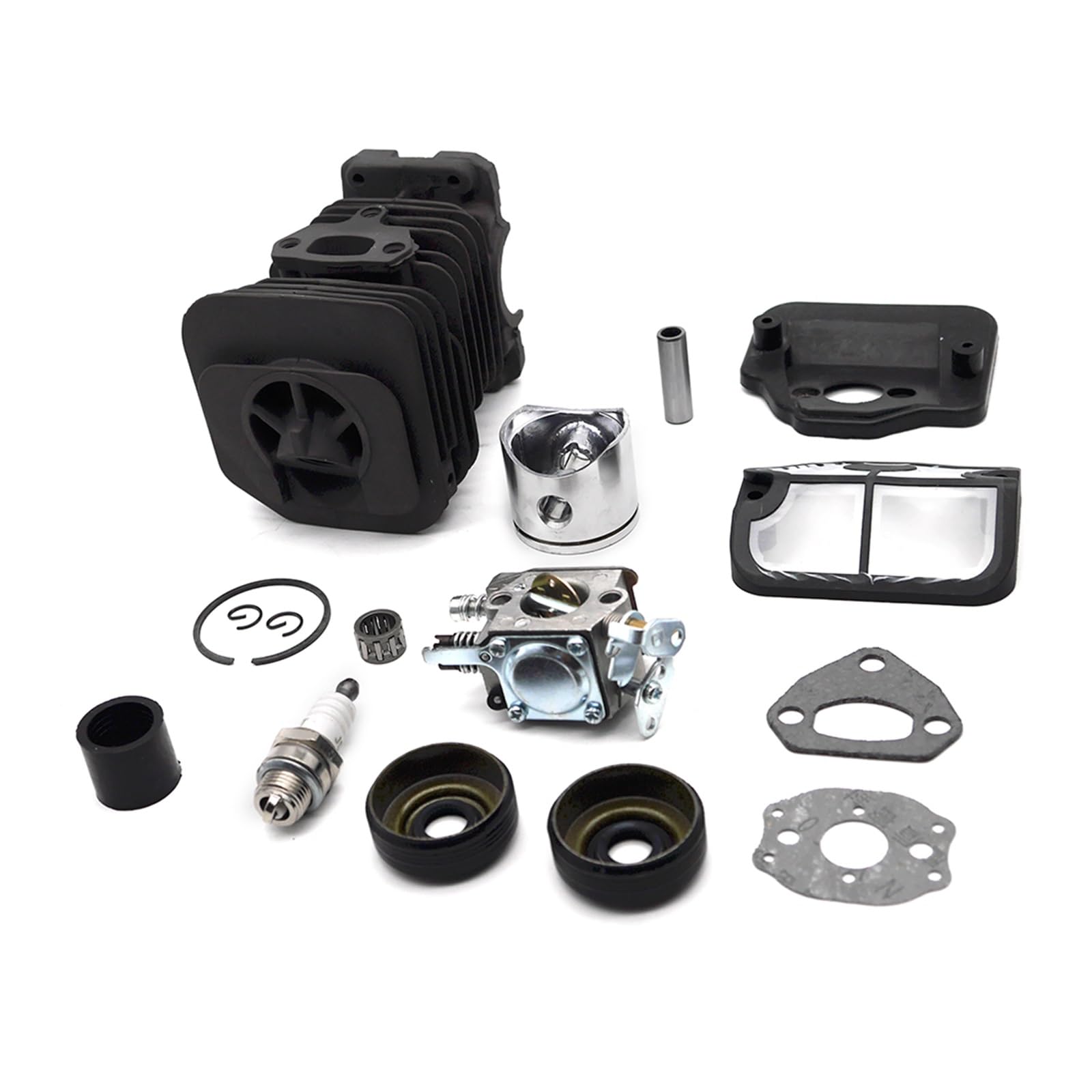 LAM-Ensemble d'assemblage de Kit de piston de cylindre pour Husqvarna 142 141 137 136 pièces de LAM-Ensemble d'assemblage de Kit de piston de cylindre pour Husqvarna 142 141 137 136 pièces de
