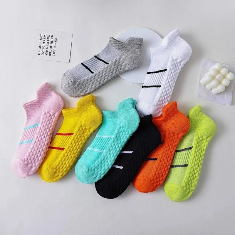 Calzini Sportivi a Righe da Donna, alla Caviglia, assorbenti, Traspiranti, Morbidi e Comodi, for Il Tempo Libero, da Corsa(12 Pairs Mix)