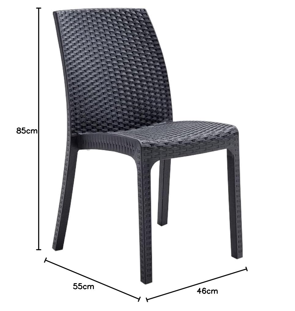 Amazon Set Tavolo E Sedie Da Giardino Simil Rattan Set Tavolo E