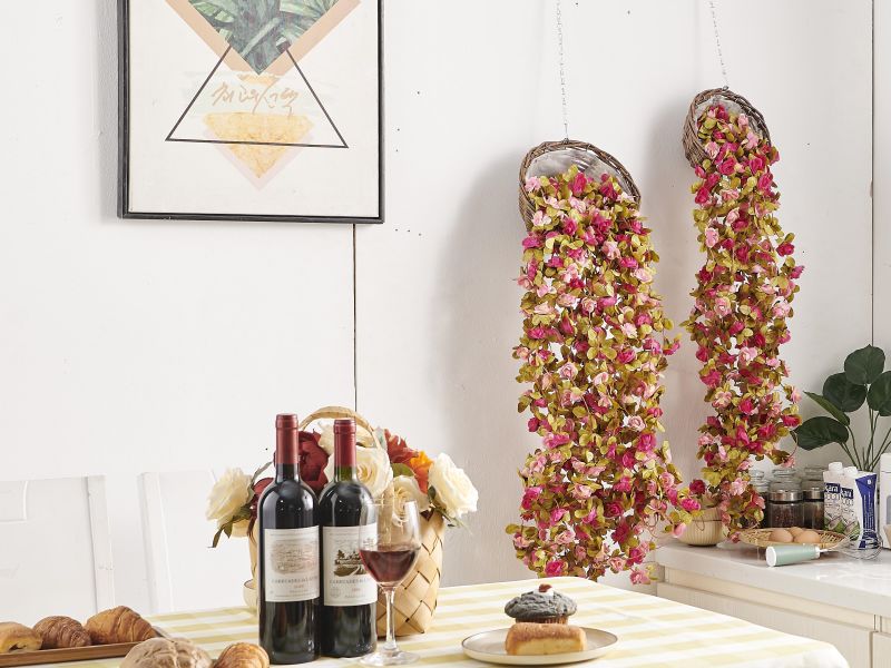 10 Flores Artificiales De Hortensia Ramos, Para Decoración | Meses Sin