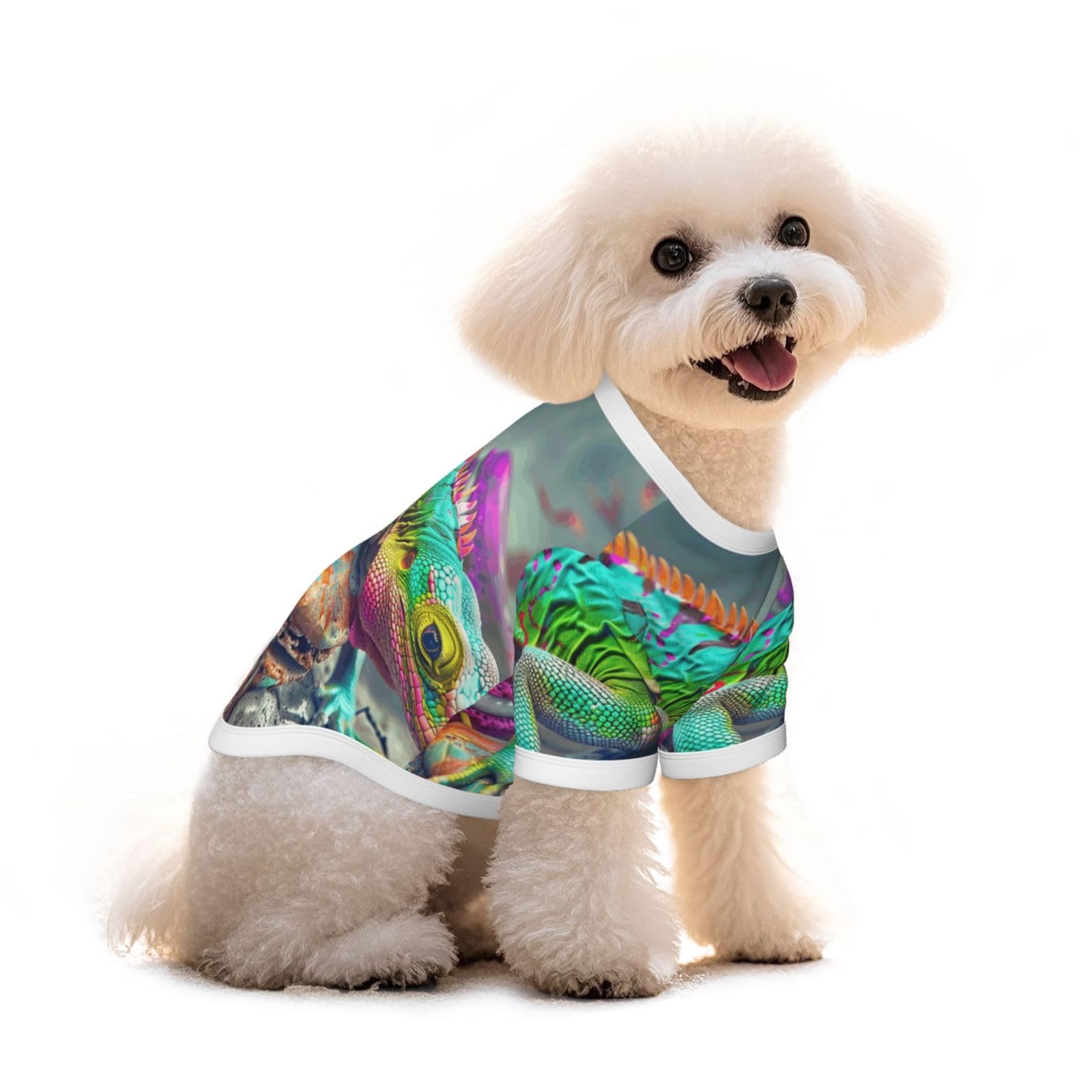 T-shirt respirant pour chien et vêtement extensible chiot