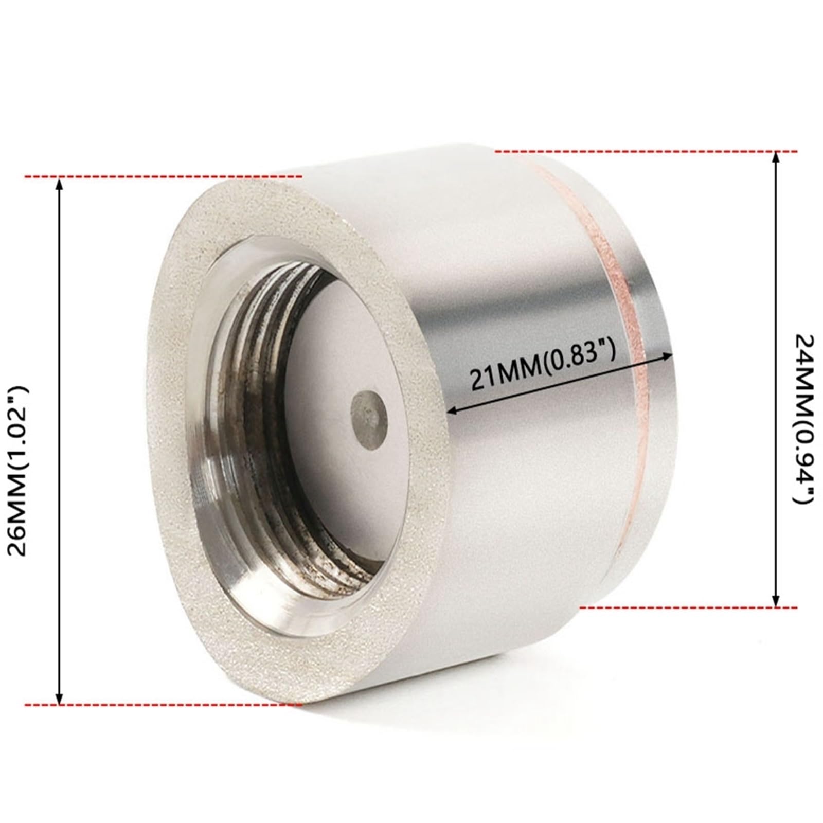 M18 x 1,5 O2-Sauerstoffsensor-Spundstopfen-Montagestopfen- und Stopfen-Adapter aus Edelstahl mit flacher oder Lambdasonde Adapter(Flat Style)