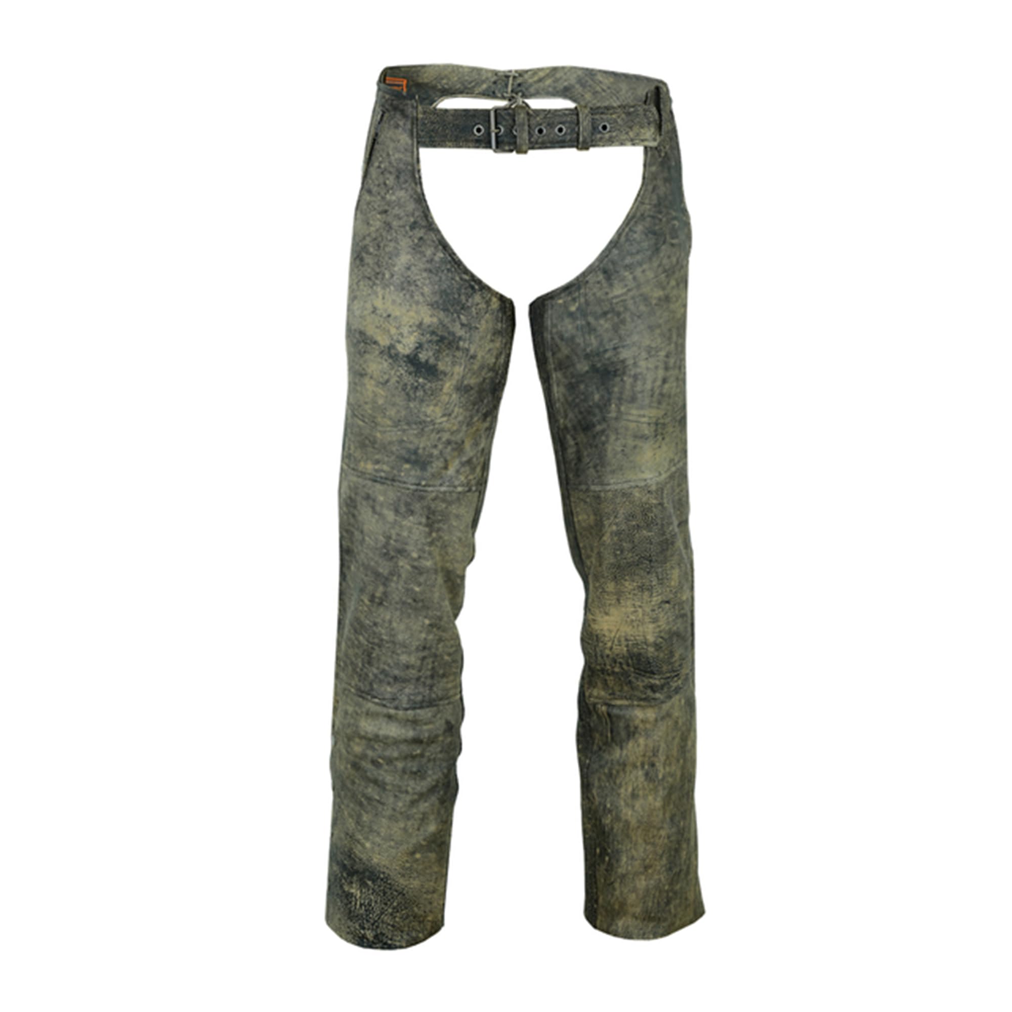 Daniel Smart Motorcycle Leather Chaps – All Season Unisex Biker Pant with Customizable fit and Carry Pockets (3X-Large)