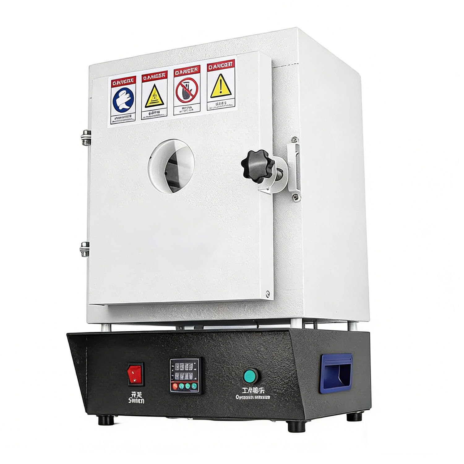 Forno Fusione Metalli 1150 °C, Forno a Muffola Standard, cavità Interna 20x15x15cm, Funzione di Preriscaldamento, per Odontoiatria e Laboratorio Professionale