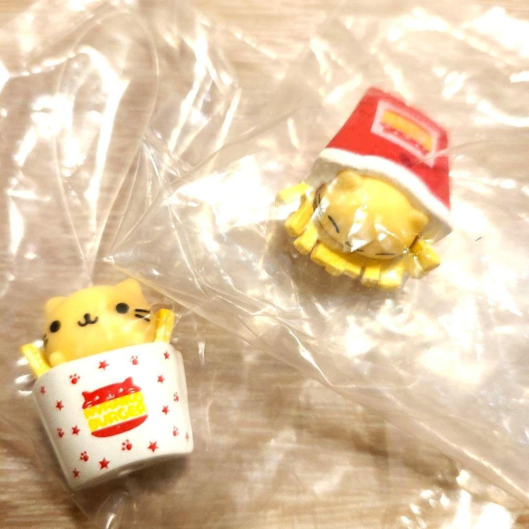 にゃんにゃんにゃんこ　にゃんこバーガー　ストラップ　全10種各　コンプリート にゃんにゃんにゃんこ にゃんこバーガー ストラップ 全10種各