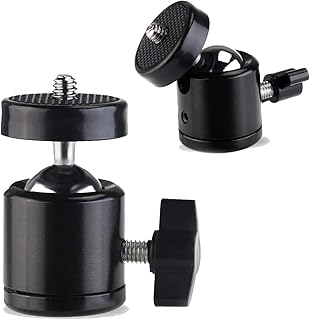 SYOSI Mini Ball Head Screw Tripod Mount