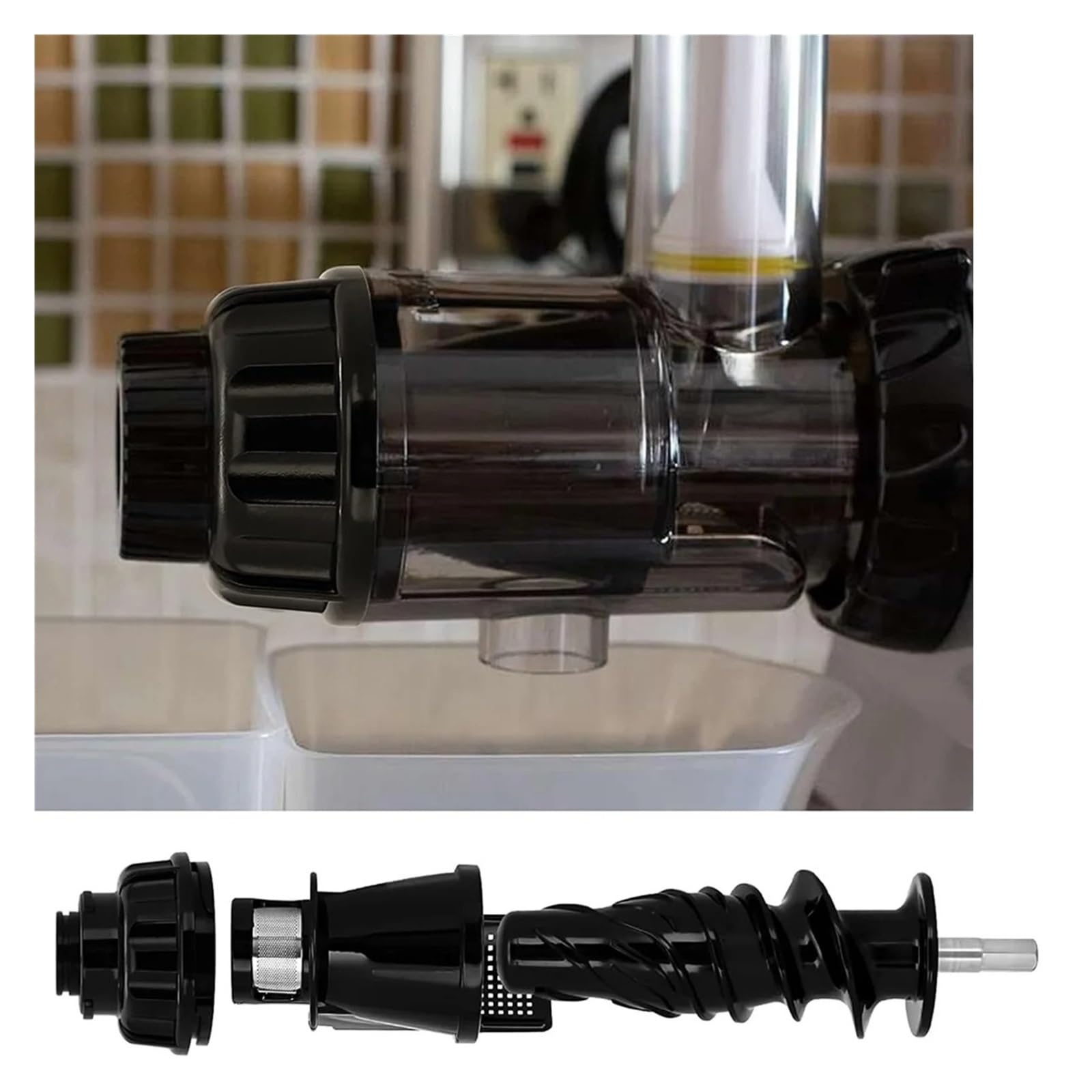 Tapa De Extremo De Barrena De Jugo Y Pantalla De Jugo, Compatible Con Omega, Piezas De Repuesto Del Cuerpo Del Exprimidor NC900HDC NC800HDS 8006 8005 8004 8003
