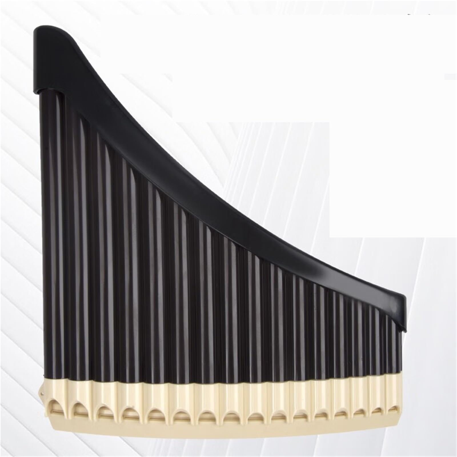 Flauti Pan Professionali Flauto Di Pan Curvo Marrone Beige Realizzato In Resina ABS Con Tubo Flessibile Scorrevole