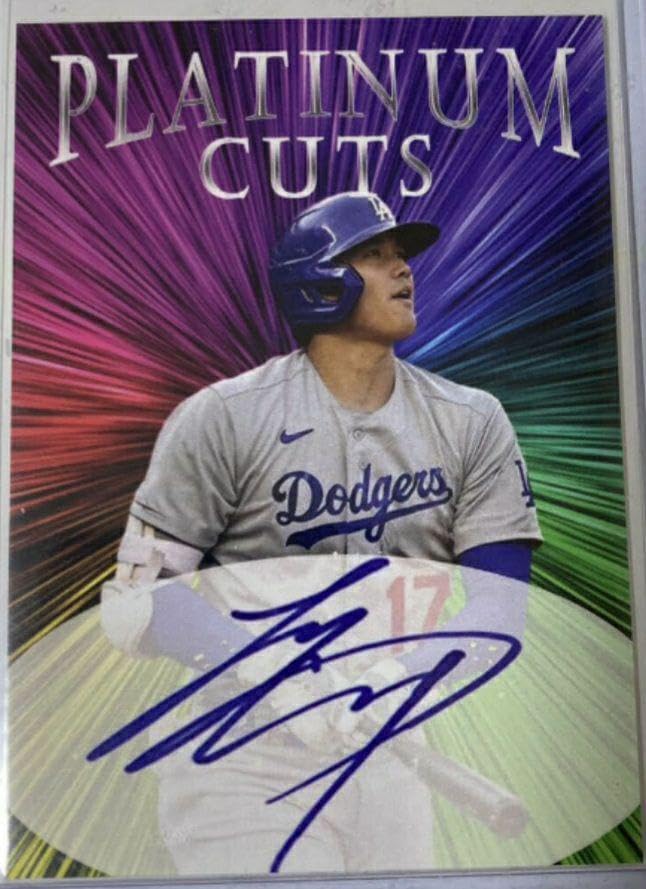 Amazon.co.jp: ??大谷翔平 1000枚限定生産サイン入り PLATINUM CUT