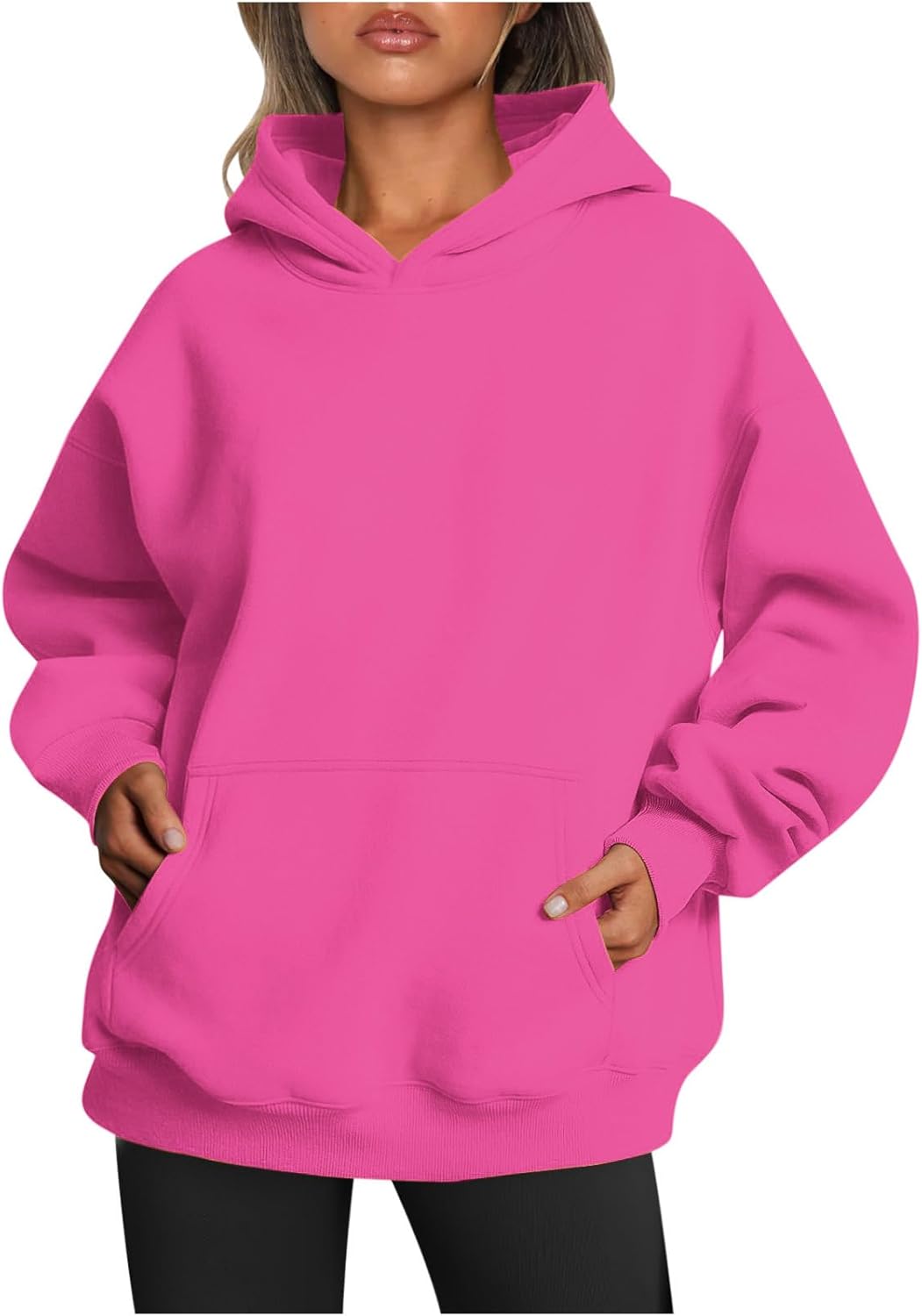Sherpa Lined Hooded Sweater for Women