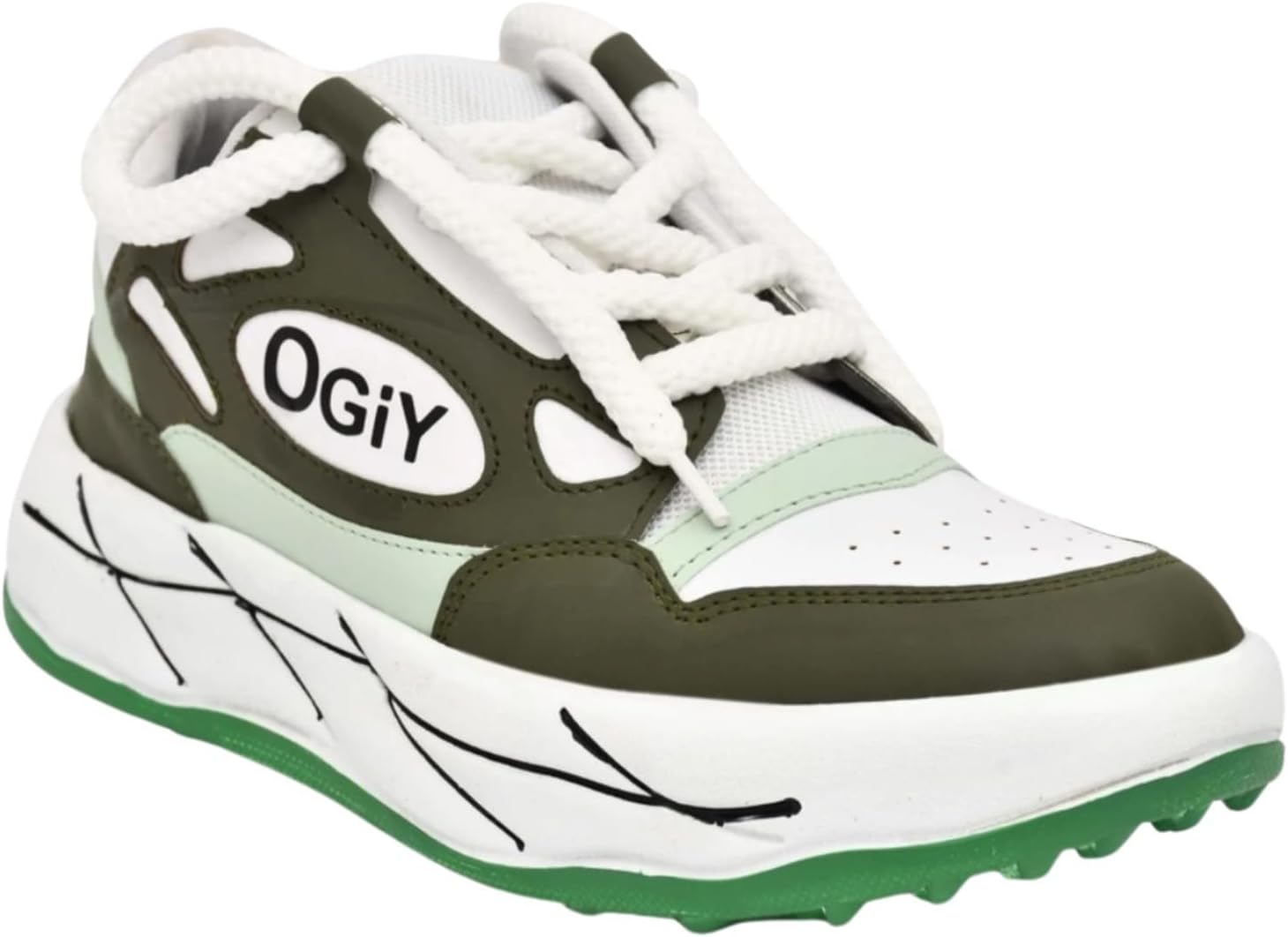adiso Ogiy Retro Shoes High Sneakers for Men