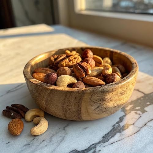 Miniatura 144 de Cesta de regalo "Get Well Soon" (Mejórate pronto), bandeja de madera para frutos secos + cinta roja (12 piezas surtidas), paquete de cuidado "Feel