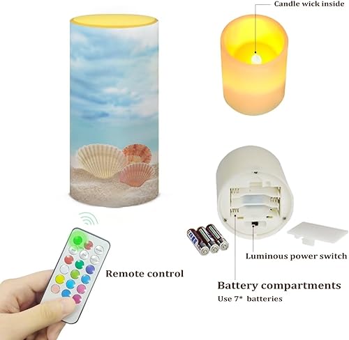 Vista 56 de Velas LED sin llama personalizadas que funcionan con pilas con temporizador remoto que cambia de color, personaliza fotos y texto, hazlo tú mismo tu