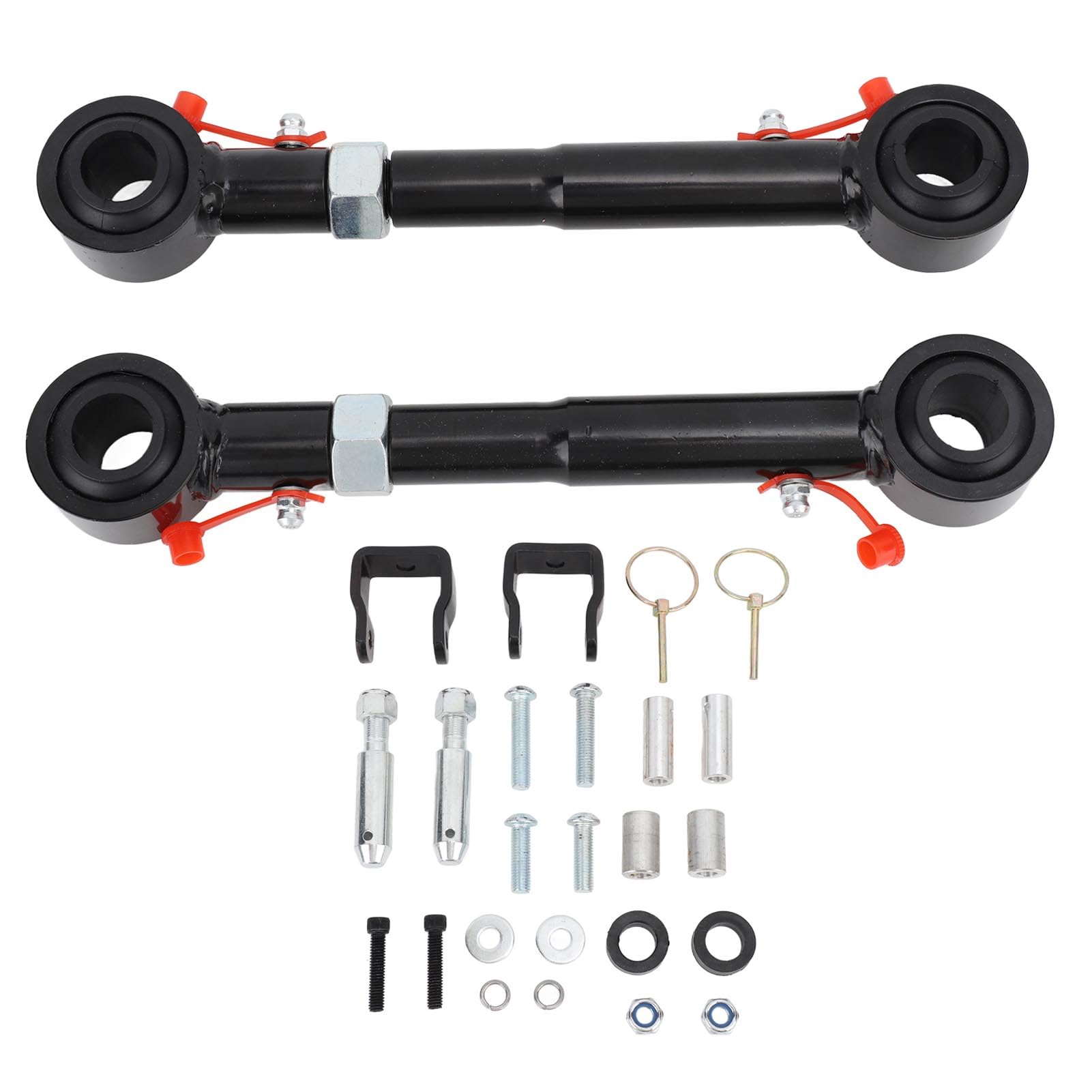 Aramox Przedni Stabilizator Poprzeczny Szybsze Rozłączanie Regulowane Metalowe łącznik Stabilizatora 2,5 Cala do 6 Cali Podnośnik do Jazdy Terenowej i Cherokee XJ 1984 2001 TJ 1998 2006