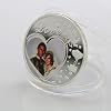 5PCslot Silver Plated Coins British Diana Princess Rose Heart Love Coin Last Rose Professional Commemorative souvenir Gifts-default,a
