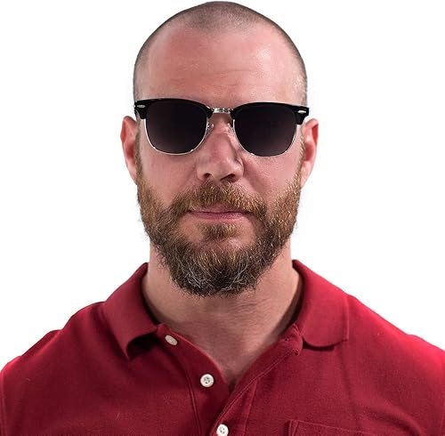 Miniatura 2 de VITENZI Gafas de sol bifocales para hombres y mujeres, lentes de lectura semi sin montura tintadas con lectores - Tivoli