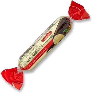 Schluckwerder Chocolate Covered Marzipan 50g - Premium Dark Chocolate Almond Paste Treat
