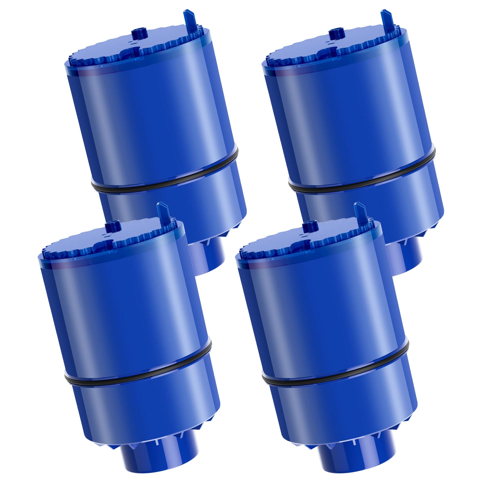 Fil-Fresh 4-Pack PURWater Filter Replacement for RF-9999 PURPLUS Faucet Water Filtration System, NSF Certified, Replace Mineral Core Faucet Mount Water Filter