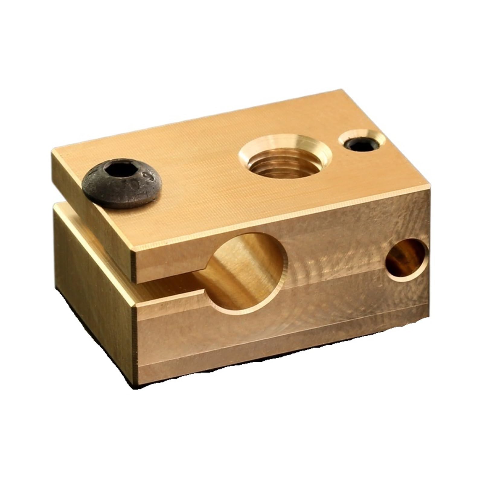 Blocco riscaldante in ottone per V6 J Head, 23x16x11.5mm | Parte hot end per stampante 3D, sensore da 3 mm, alta temperatura, blocco esteso(D)