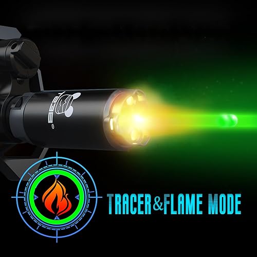 Miniatura 3 de T238 Tracer Unit - Airsoft Tracer para dardos Nerf  lanzador de bolas de gel adaptador de 14 CCW y adaptador de 0748in a 0630in