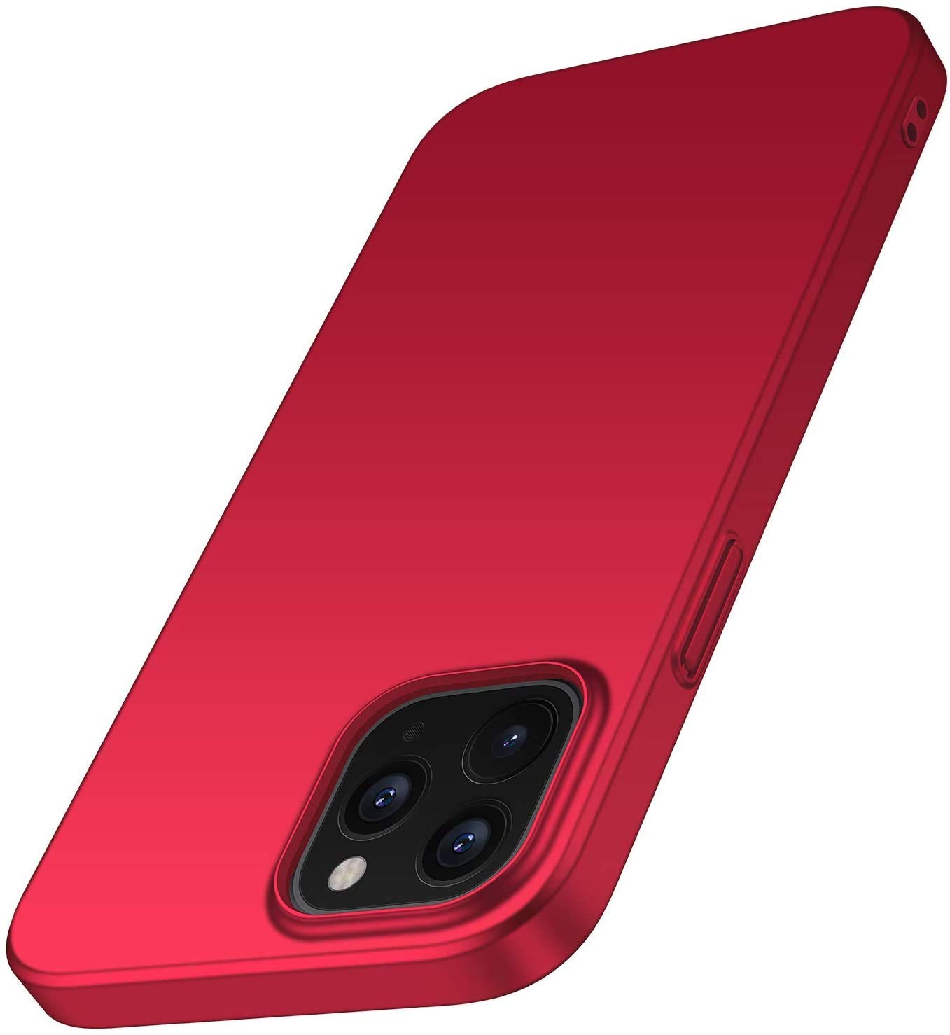 Winpromise Phone Case for iPhone 13 Slim Protective iPhone 13 Case [Guard from Shock/Scratch/Slip/Fingerprint] [Matte Finish] Durable PC Hard Cover for iPhone 13-Red