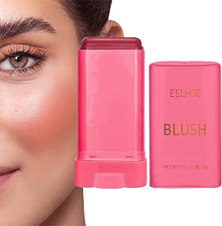 Stick Hidratante para Maquiagem | Maquiagem Cremosa Bastão Hidratante Sólido para as Bochechas,Cheeks er Maquiagem Cremosa Cheeks er Beauty para o rosto Fovolat