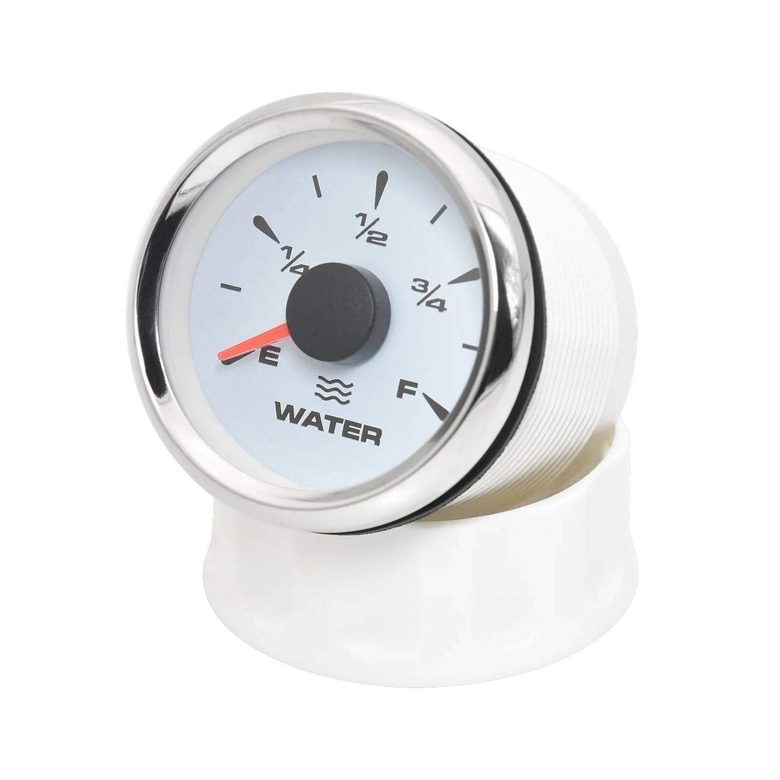 Sensore di Livello dell'Acqua da 0~190 Ohm + indicatore di Livello dell'Acqua con retroilluminazione a 8 Colori Indicatore del Livello del Serbatoio dell'Acqua 12V 24V(375mm)