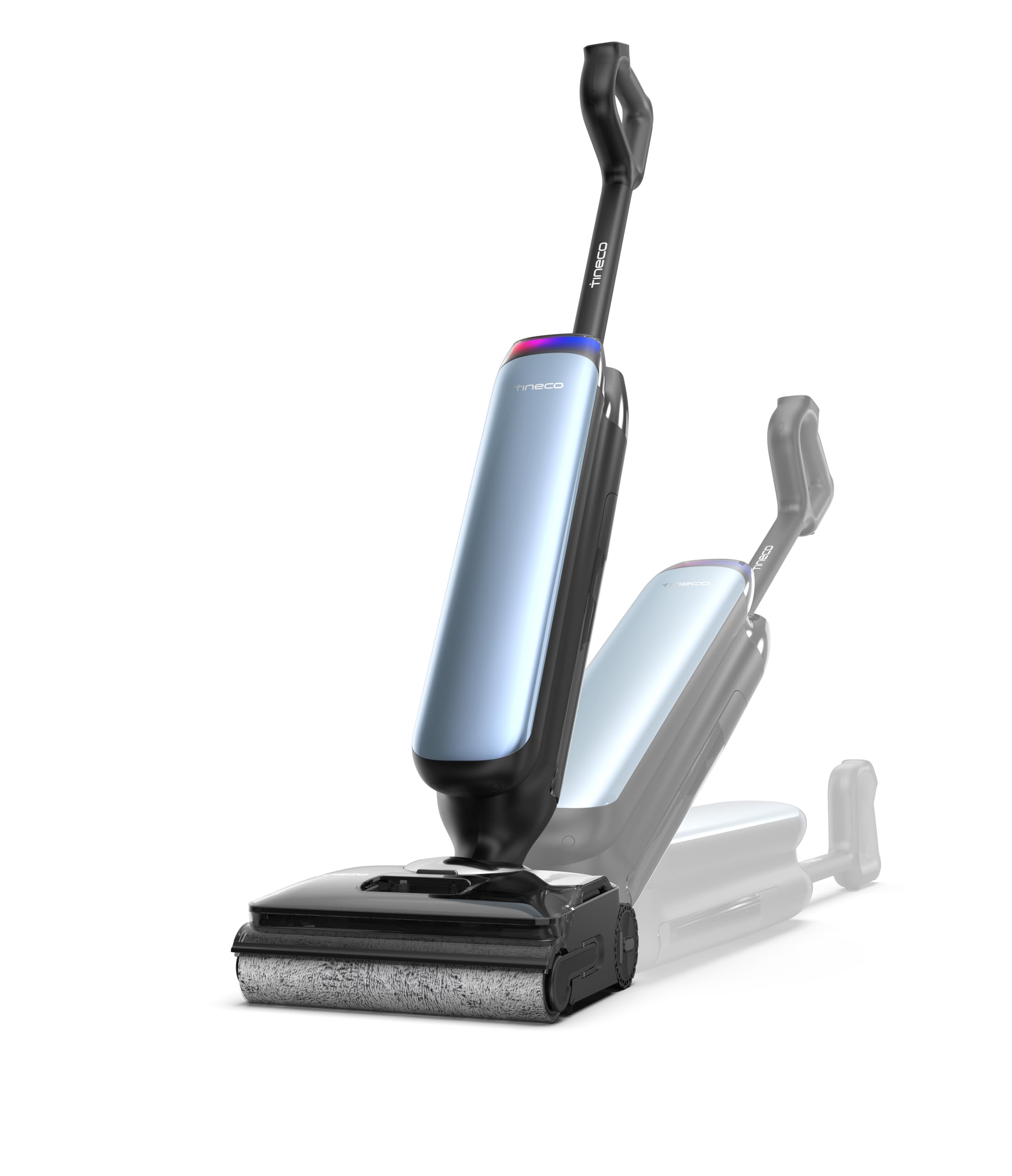 Tineco Floor One S9 Artist Stilvoller Nass Trockensauger, 22000Pa Nasssauger, 360° SmoothDrive, Anti-Tangle, 85°C Flashdry, 50Min Laufzeit, Beidseitige Reinigung, 180° Lay-Flat Staubsauger